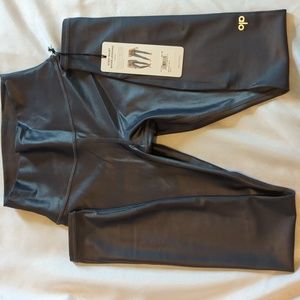 ALO Anthracite Shine Leggings in Anthracite Size S